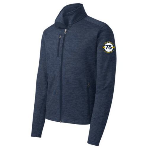 Port Authority Digi Stripe Fleece Jacket -- Navy