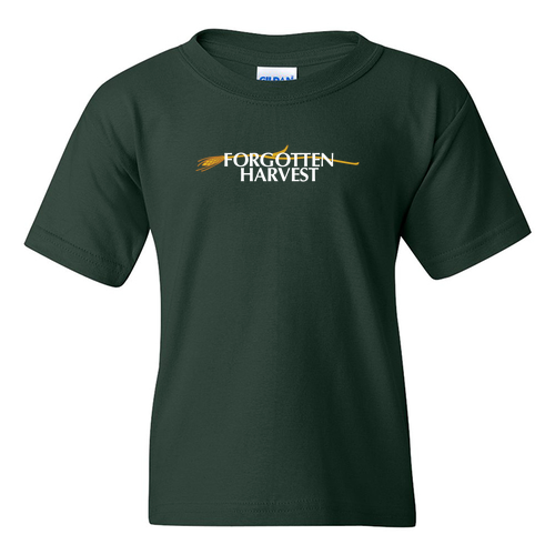 Forgotten Harvest Basic Youth T-Shirt -- Forest Green