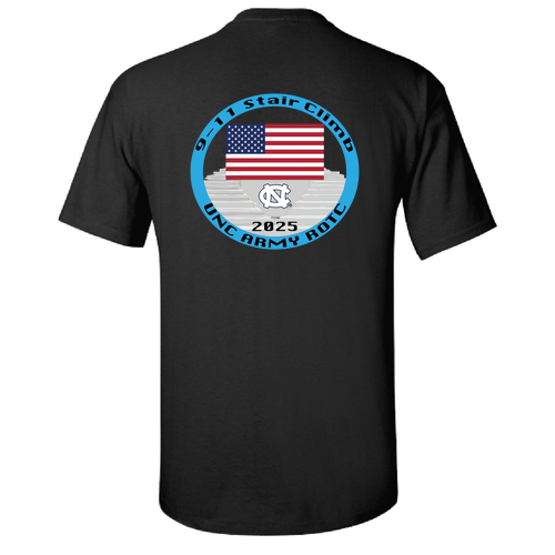 Gildan Ultra Cotton T-Shirt -- Black -- 9/11 Stair Climb