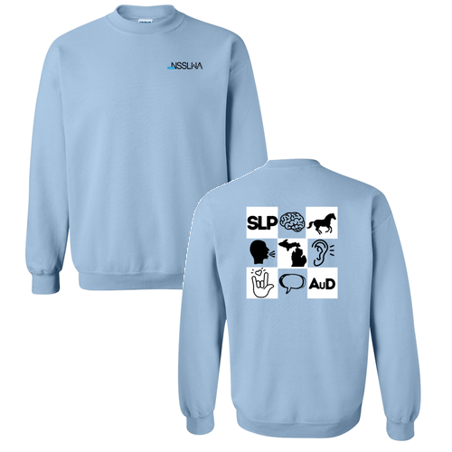 NSSLHA Gildan Heavy Blend Crew Neck Sweatshirt -- Light Blue