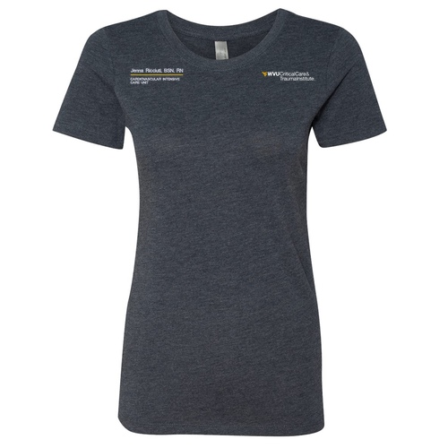 Next Level Apparel Ladies Tri Blend Crew -- Vintage Navy