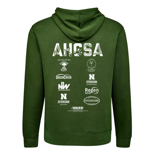J America Unisex BTB Fleece Hooded Sweatshirt -- Forest Green