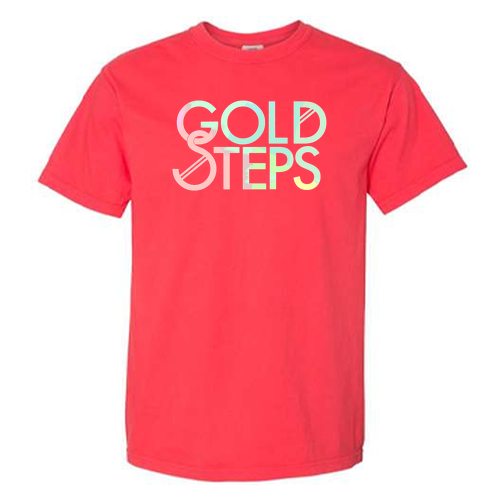 Gold Steps Comfort Colors Heavyweight Loud Tee -- Paprika