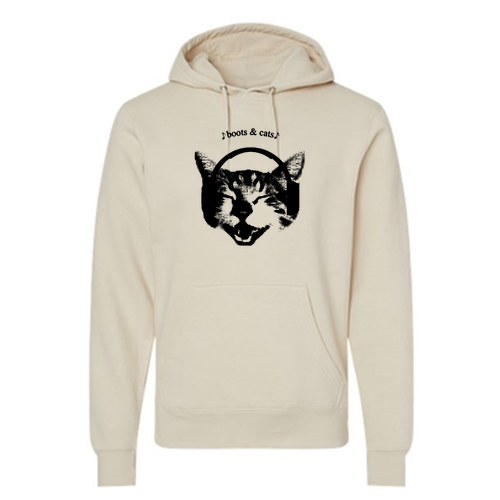 J America Unisex BTB Fleece Hooded Sweatshirt -- Oyster