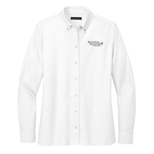 Brooks Brothers Women's Casual Oxford Cloth Shirt -- White