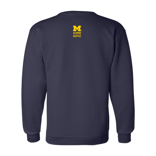 Mens/Unisex Champion Powerblend Crewneck Sweatshirt -- Navy