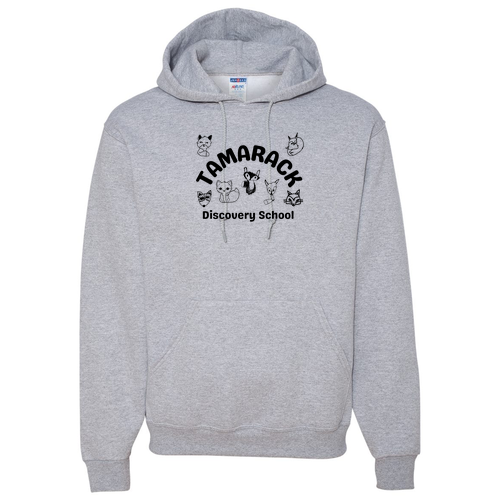 Jerzees 8 oz 50/50 Nublend Adult Hooded Sweatshirt -- Athletic Heather