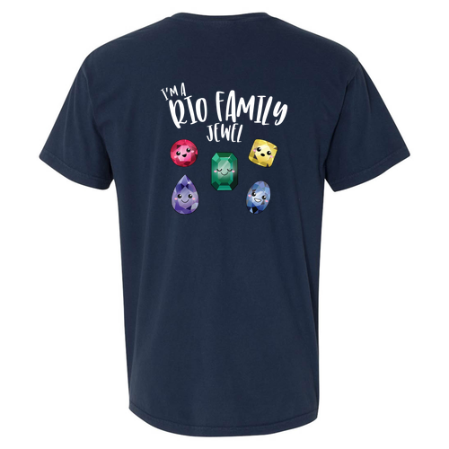 Rio Grande Family Jewel T-Shirt- Navy
