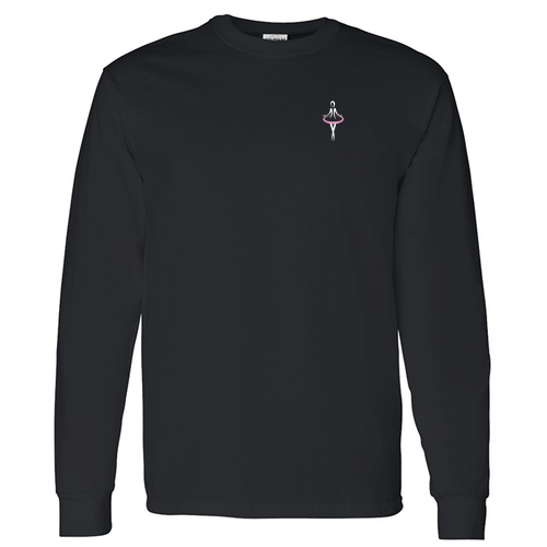 Gildan Heavy Cotton Longsleeve Basic T-Shirt -- Black