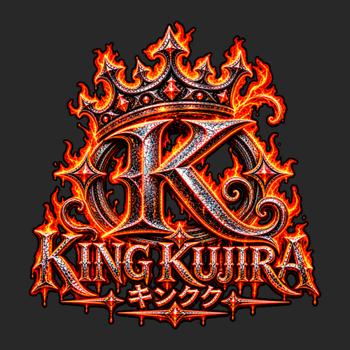 King Kujira (Red) Five-Panel Twill Hat -- Black