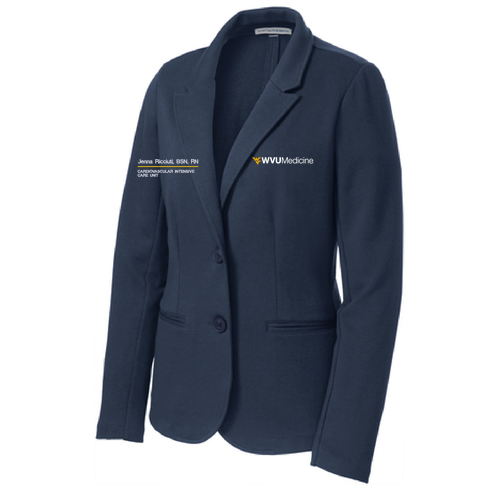 Port Authority Ladies' Knit Blazer -- Deep Navy