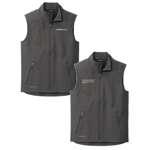 Eddie Bauer Stretch Soft Shell Vest -- Iron Gate *Please check product description if you plan to add personalization to this item*