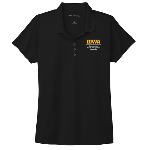 Port Authority Ladies Eclipse Stretch Polo -- Deep Black