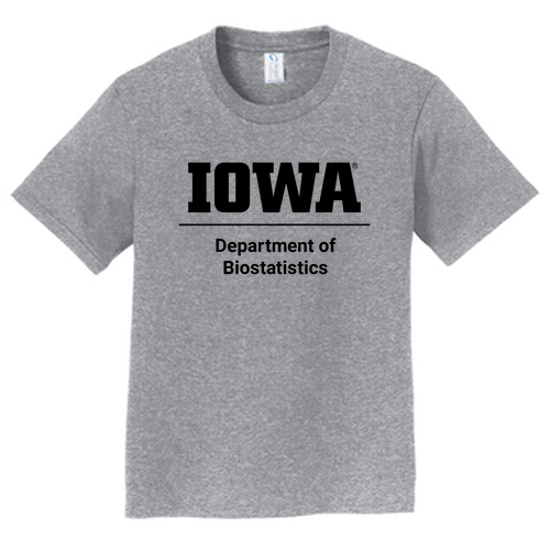 Biostatistics Port and Company Youth Fan Favorite Tee -- Athletic Heather