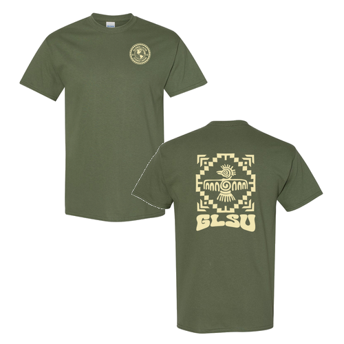 GLSU T-Shirt -- Military Green (Gildan Heavy Cotton Basic T-Shirt)