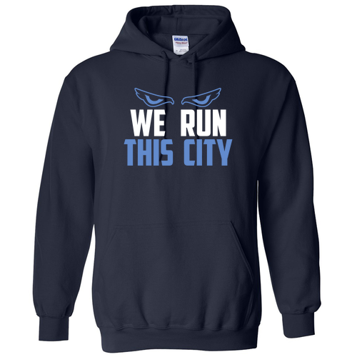 Gildan Heavy Blend Hooded Sweatshirt -- Navy