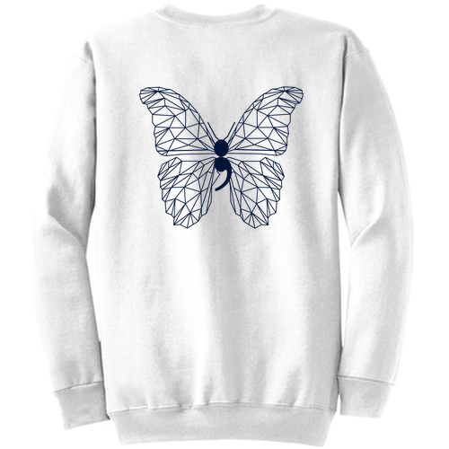 Port and Company Classic Crewneck Sweatshirt -- White