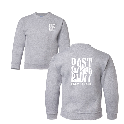 Gildan Heavy Blend Youth Crew Neck Sweatshirt -- Sport Grey