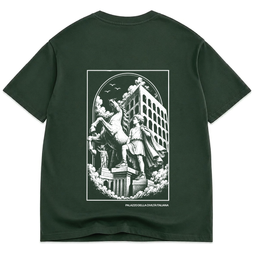 Cotton Collective Oversized Box S/S Tee 7.5 oz -- Forest Green