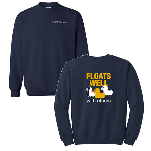 Gildan Heavy Blend Crew Neck Sweatshirt -- Navy