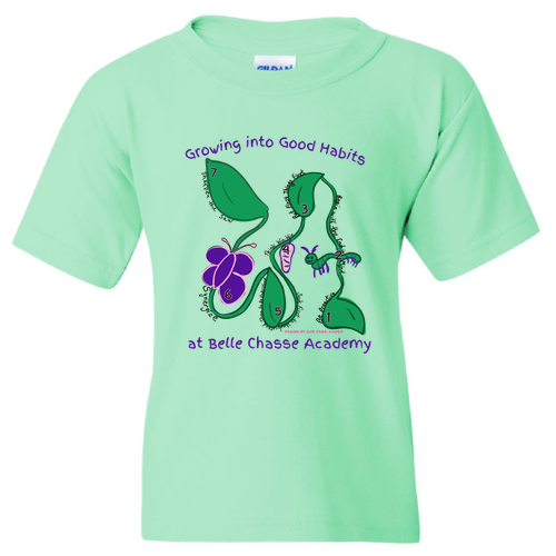 KINDERGARTEN Gildan Heavy Cotton Basic Youth T-Shirt -- Mint Green