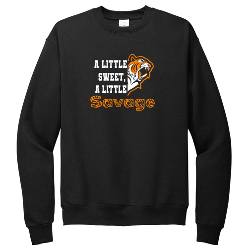 Hanes EcoSmart Crewneck Sweatshirt -- Black