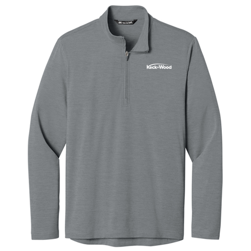 Men's/Unisex TravisMathew Onward 1/4-Zip -- Quiet Shade Grey Heather