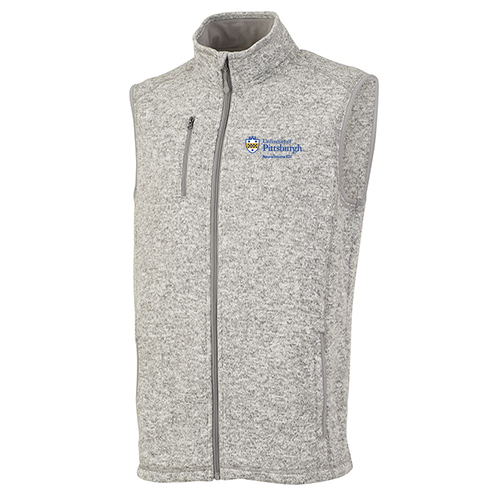 Charles River Mens Pacific Heathered Vest -- Light Grey Heather