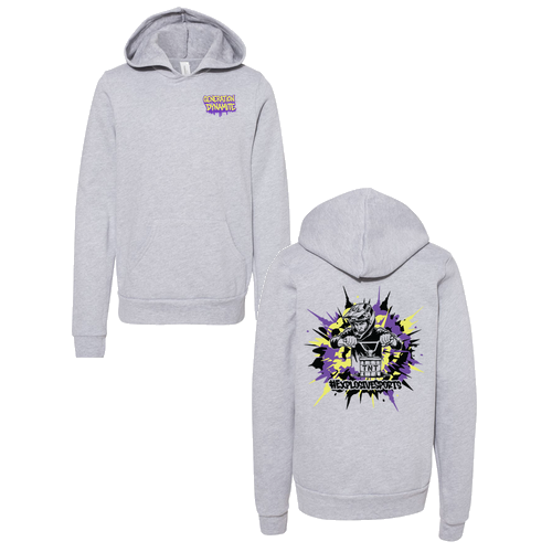 Bella Canvas Youth Sponge Fleece Hooded Sweatshirt -- Athletic Heather