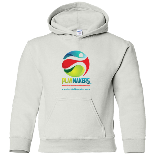 YOUTH Heavy Blend Hooded Sweatshirt -- White