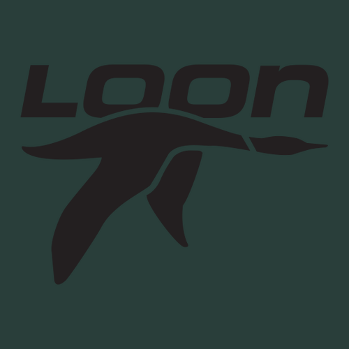 Loon Logo 1 Black Ink -- Crewneck Sweatshirt Forest