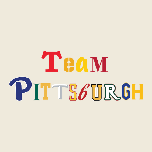 Team Pittsburgh Symbols -- Off White