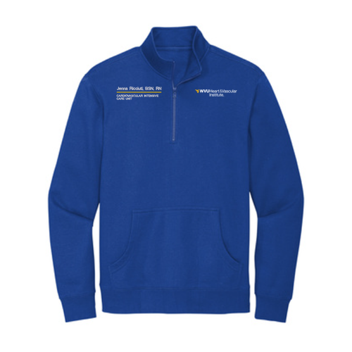 District V.I.T. Fleece 1 / 4-Zip -- Deep Royal