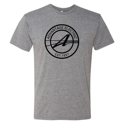 Next Level Soft Fitted Triblend Tee -- Premium Heather, AES