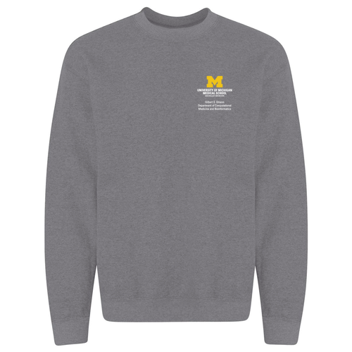 Crew Neck Sweatshirt -- Graphite Heather