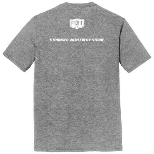 District Made Mens Perfect Tri Crew Tee -- Grey Frost