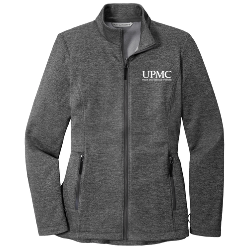 HVI Port Authority Ladies Fleece Jacket -- Sterling Grey Heather