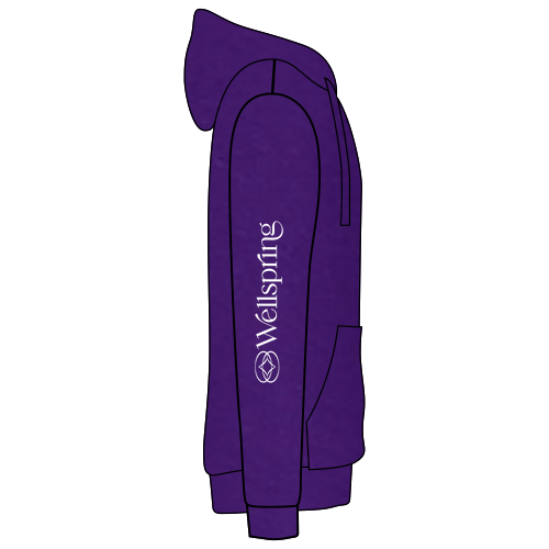 Port and Company Core Fleece Pullover Hooded Sweatshirt -- Team Purple