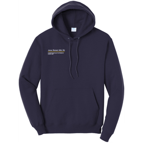 Port and Company Core Fleece Pullover Hooded Sweatshirt -- Navy