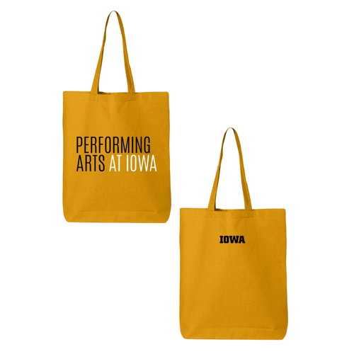 [HIDE] Q-Tees Tote Bag with Bottom Gusset -- Gold