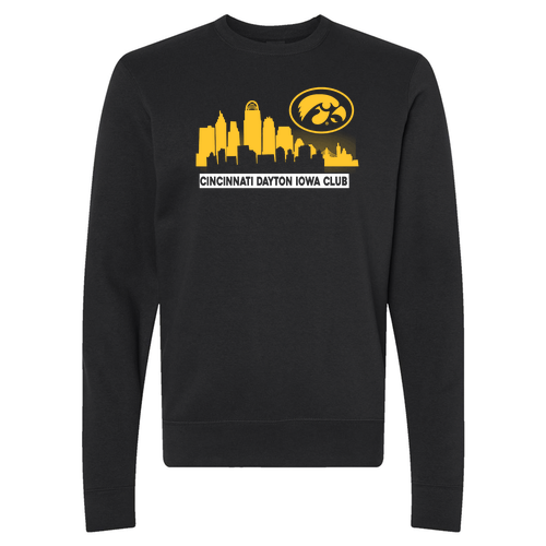 J. America BTB Fleece Crew -- Black