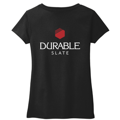 District Womens Re-Tee V-Neck -- Black