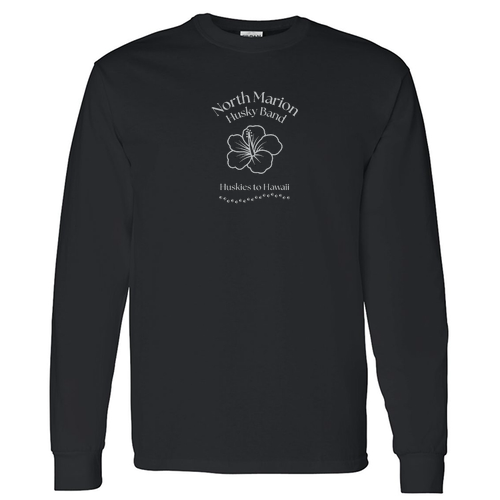 Gildan Heavy Cotton Longsleeve Basic T-Shirt -- Black