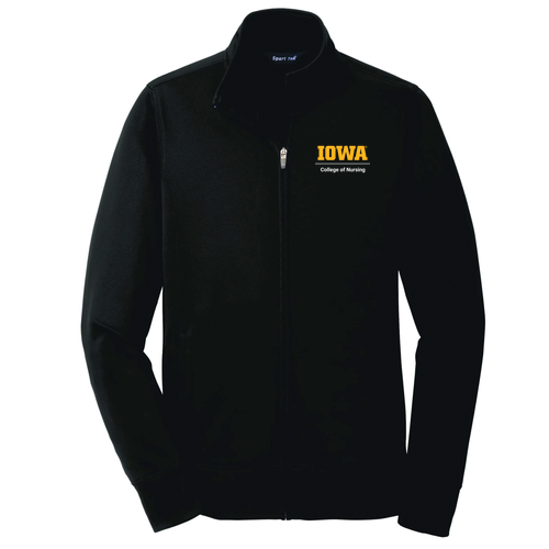 Sport Tek Ladies Sport Wick Fleece Full Zip Jacket -- Black