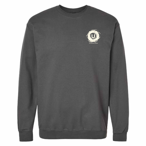 Gildan Softstyle Fleece Crewneck Sweatshirt -- Charcoal