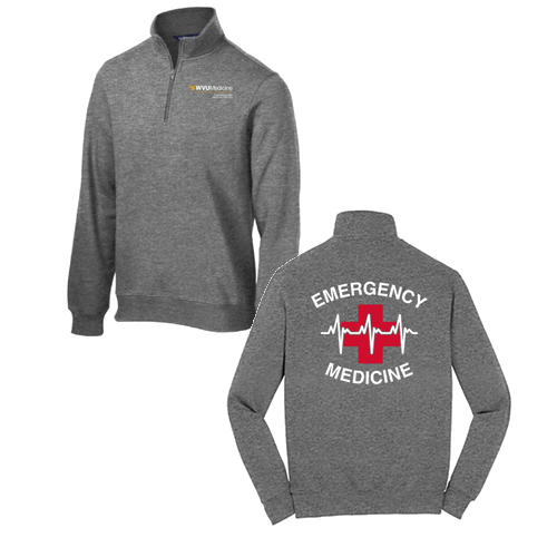 Sport Tek Quarter Zip Sweatshirt -- Vintage Heather