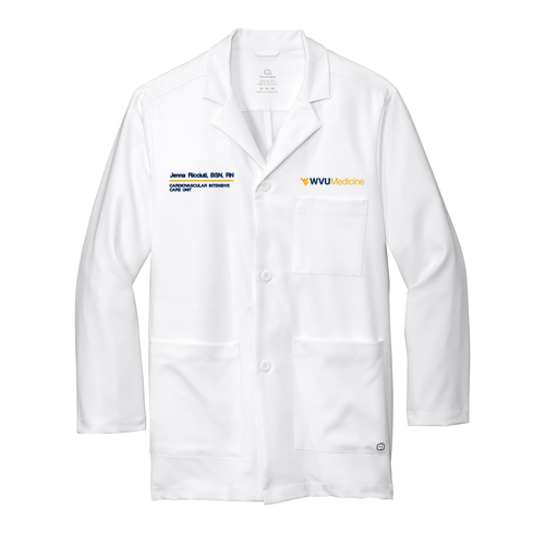 Wonderwink Men's Consultation Lab Coat -- White
