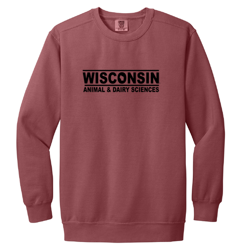 Comfort Colors Adult Crewneck Sweatshirt -- Crimson