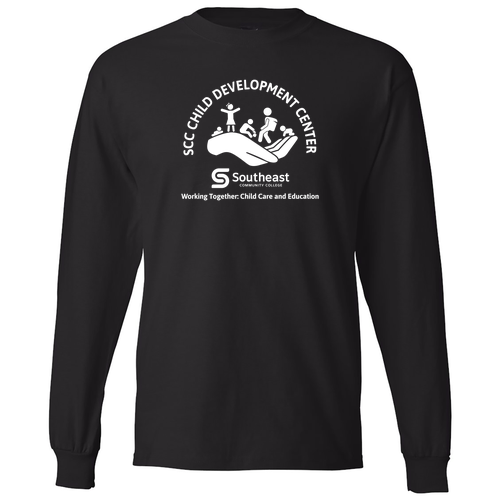 Hanes Beefy T Longsleeve T-Shirt -- Black