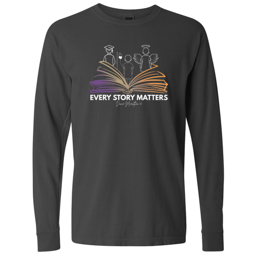 Comfort Colors Ringspun Long Sleeve Tee -- Pepper